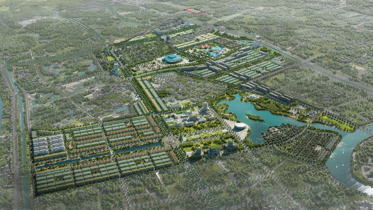 Liền kề Bắc Châu Giang Sun Group view chung cư